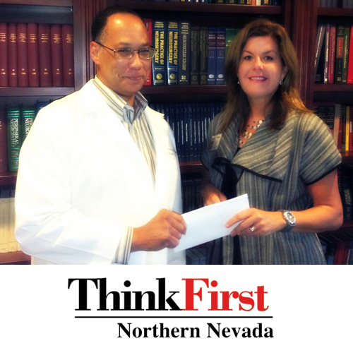Dr. Morgan donates to ThinkFirst of Northern Nevada
