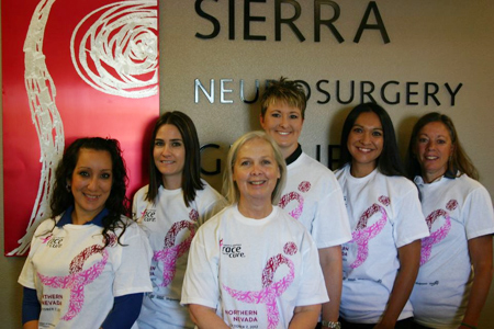 Sierra Neurosurgery Group supports Susan G. KOMEN race for the cure