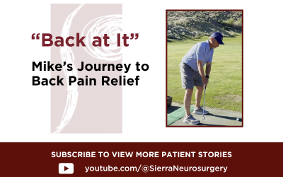 “Back at It”: Mike’s Journey to Back Pain Relief
