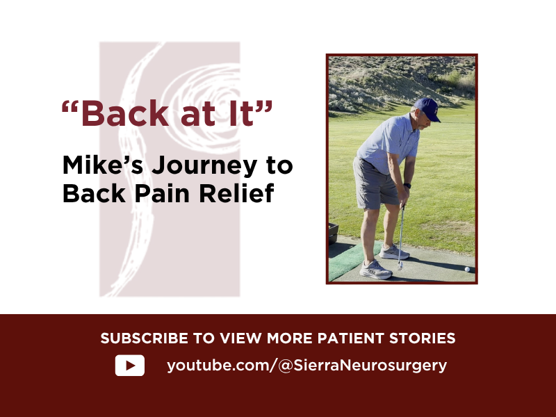 Back at It": Mike’s Journey to Back Pain Relief